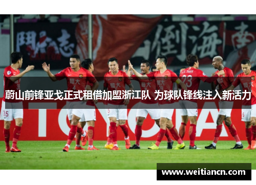 蔚山前锋亚戈正式租借加盟浙江队 为球队锋线注入新活力